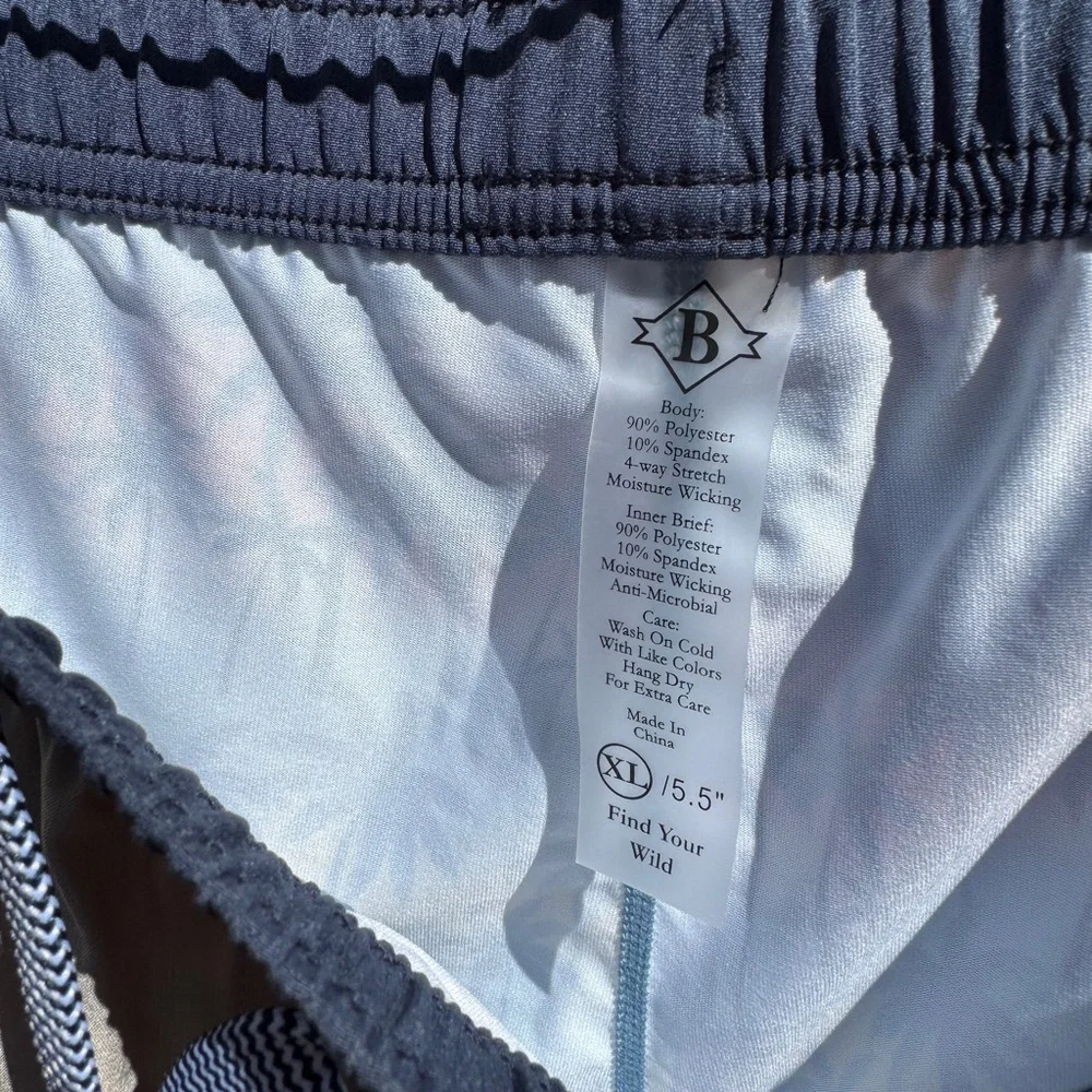 BURLEBO Tan Shorts with Liner - Picture 7 of 7